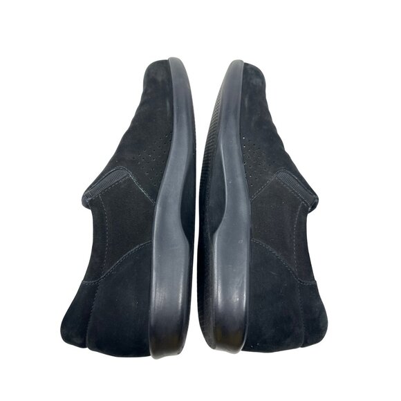 SAS Viva Black Suede Slip On Tripad Comfort Women's Shoes Size 8.5N - Picture 9 of 12